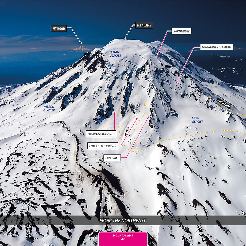 Washington Volcanoes Ski Atlas - wholesale