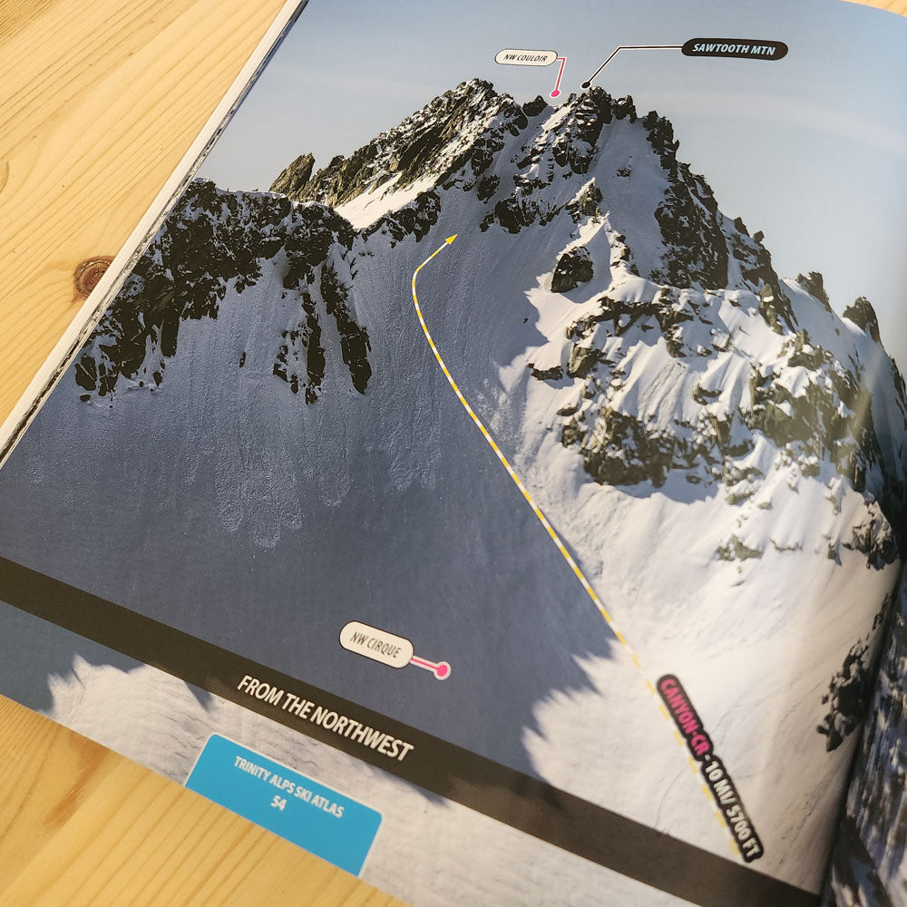 Trinity Alps California Ski Atlas - Wholesale