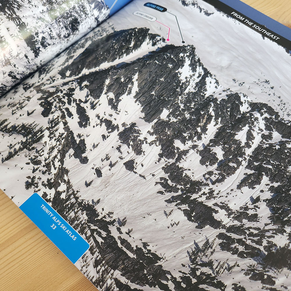 Trinity Alps California Ski Atlas - Wholesale