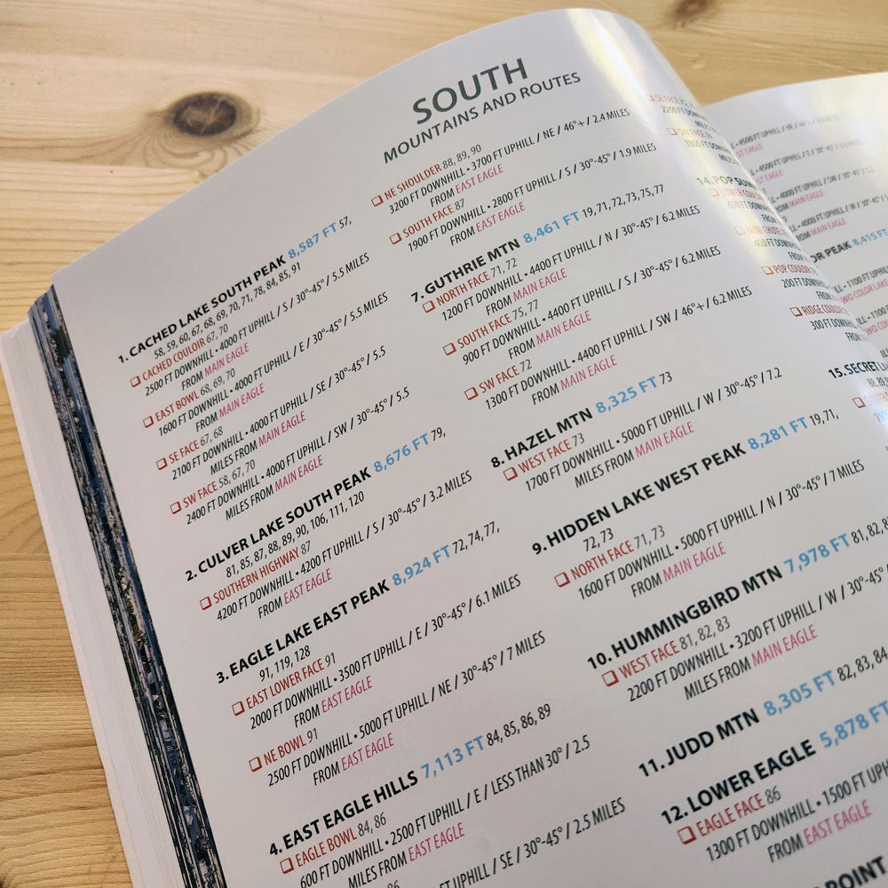 Southern Wallowa Ski Atlas - Wholesale