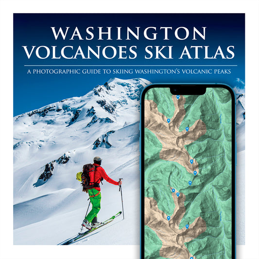 Washington Volcanoes Ski Atlas Online Map