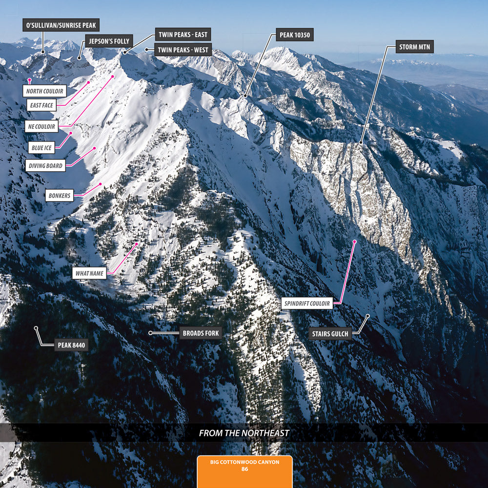 Backcountry Skiing Salt Lake Guidebook Alpenglow Publishing Studio